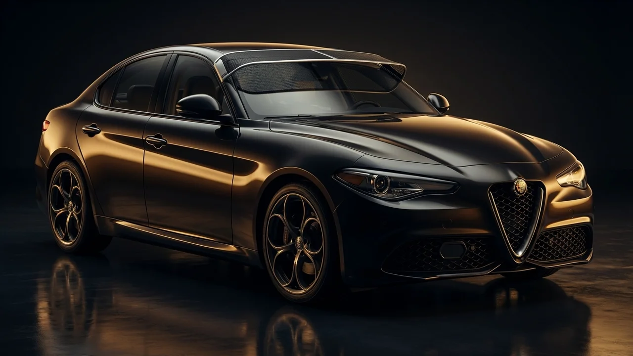 Alfa Romeo Giulia Car Windscreen Sunvisor - 1