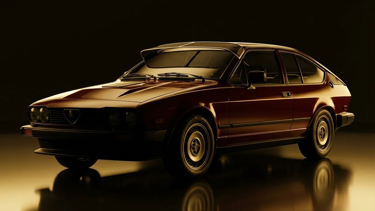 Alfa Romeo GTV-6 Car Windscreen Sunvisor - 6