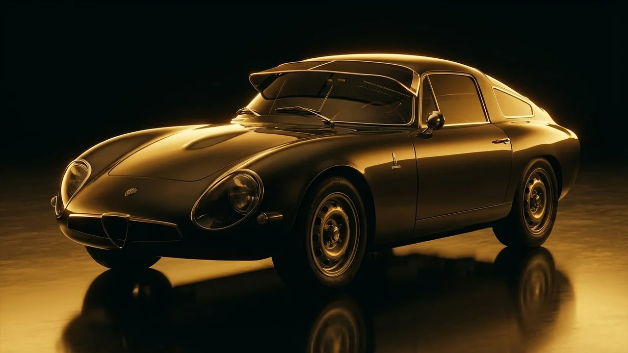 Alfa Romeo GTZ Car Windscreen Sunvisor - 1