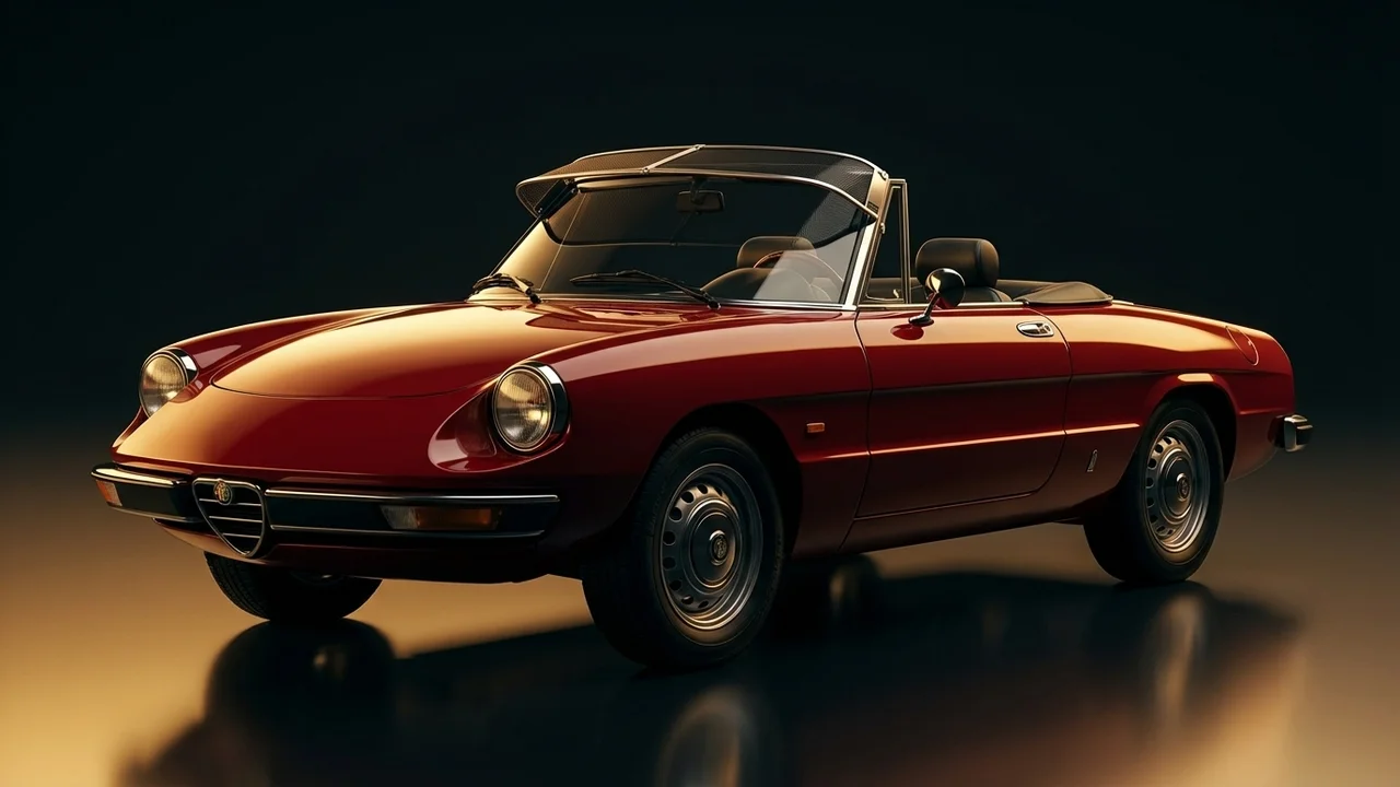 Alfa Romeo Spider Car Windscreen Sunvisor - 1