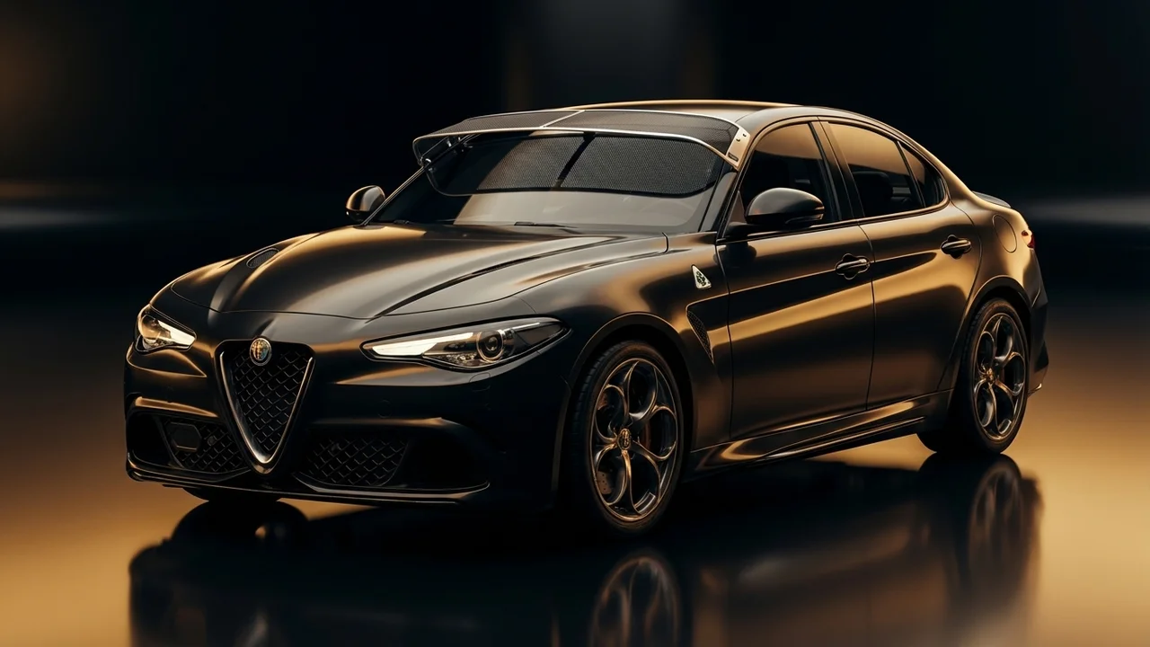 Alfa Romeo Sport Car Windscreen Sunvisor - 1