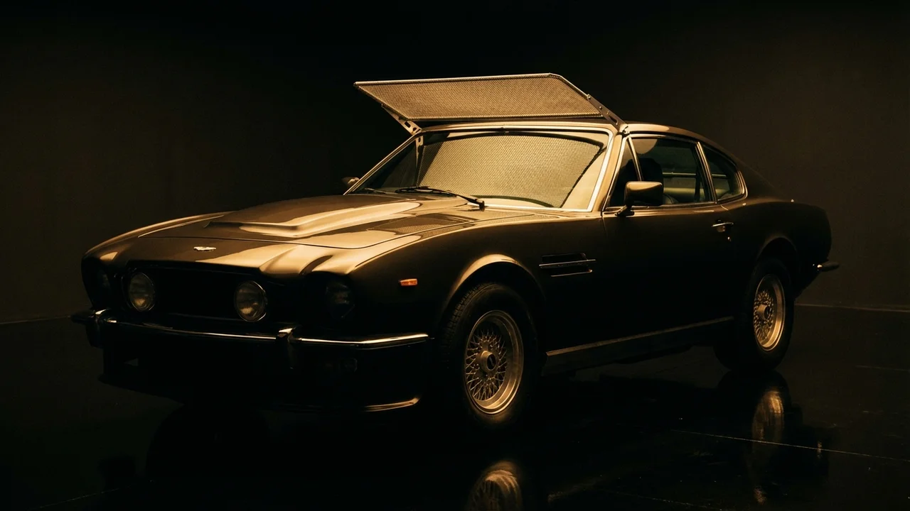 Aston Martin V8 Vantage Car Windscreen Sunvisor - 1