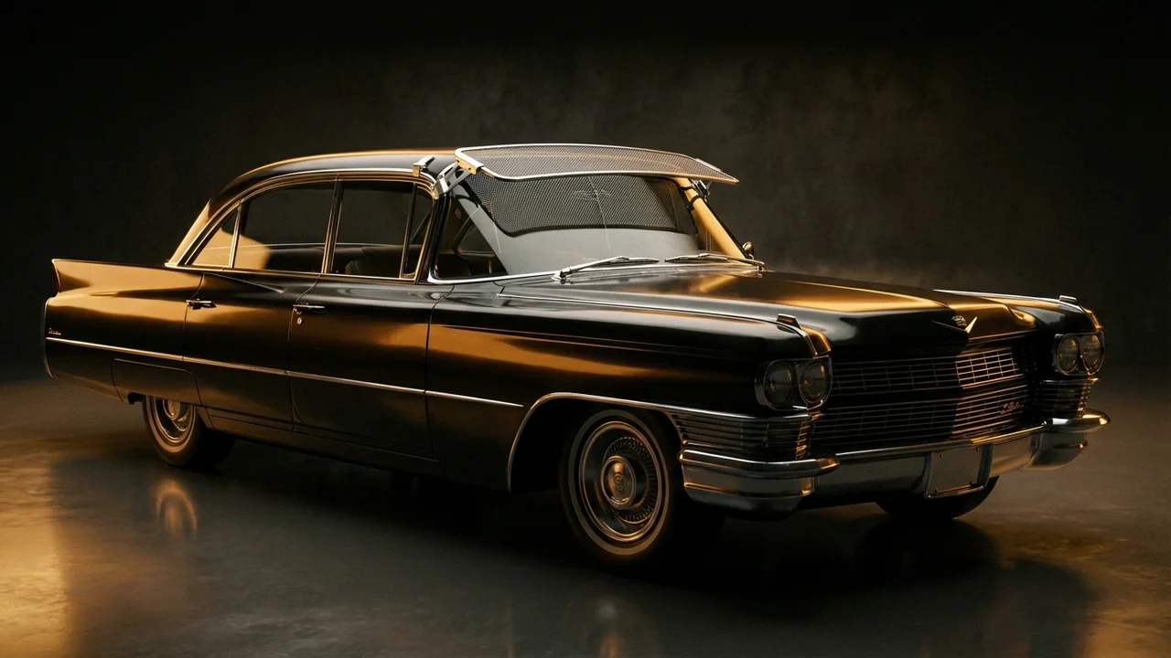 Cadillac Fleetwood Jamboree Car Windscreen Sunvisor - 1