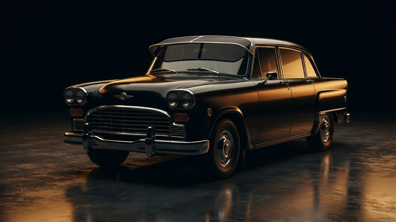 Checker A11E Car Windscreen Sunvisor - 1