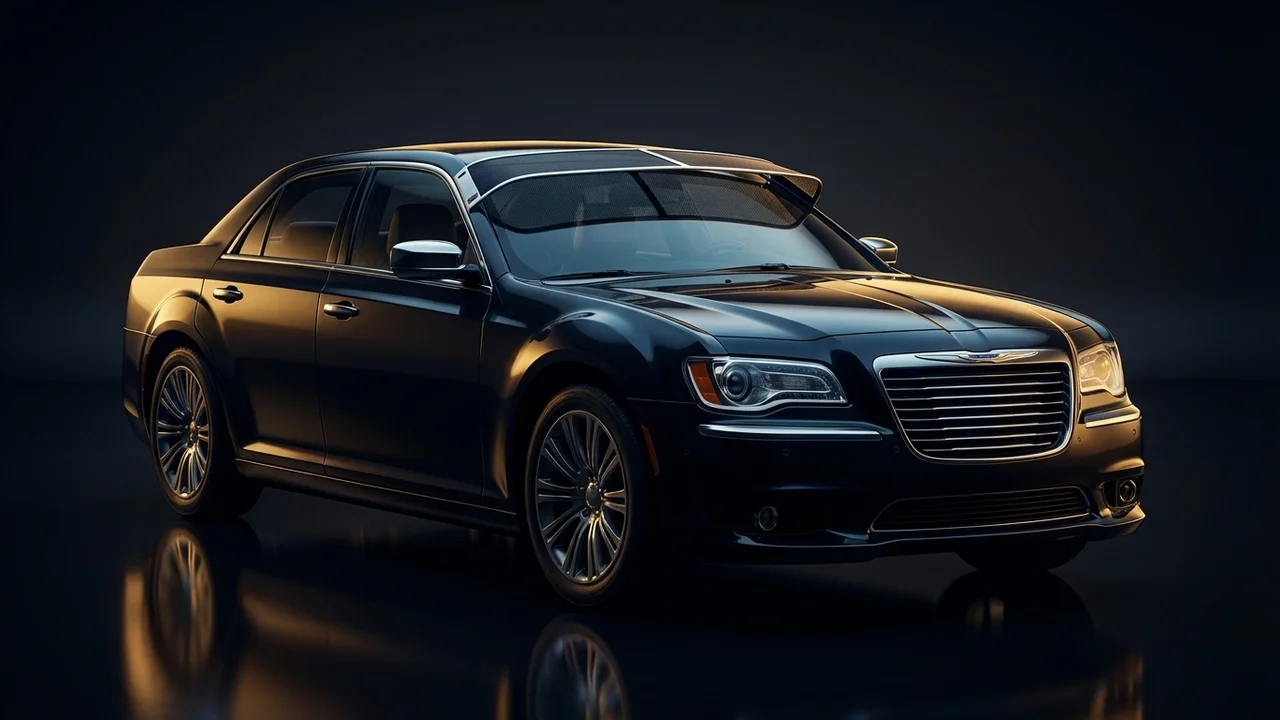 Chrysler Executive Limousine Car Windscreen Sunvisor - 1