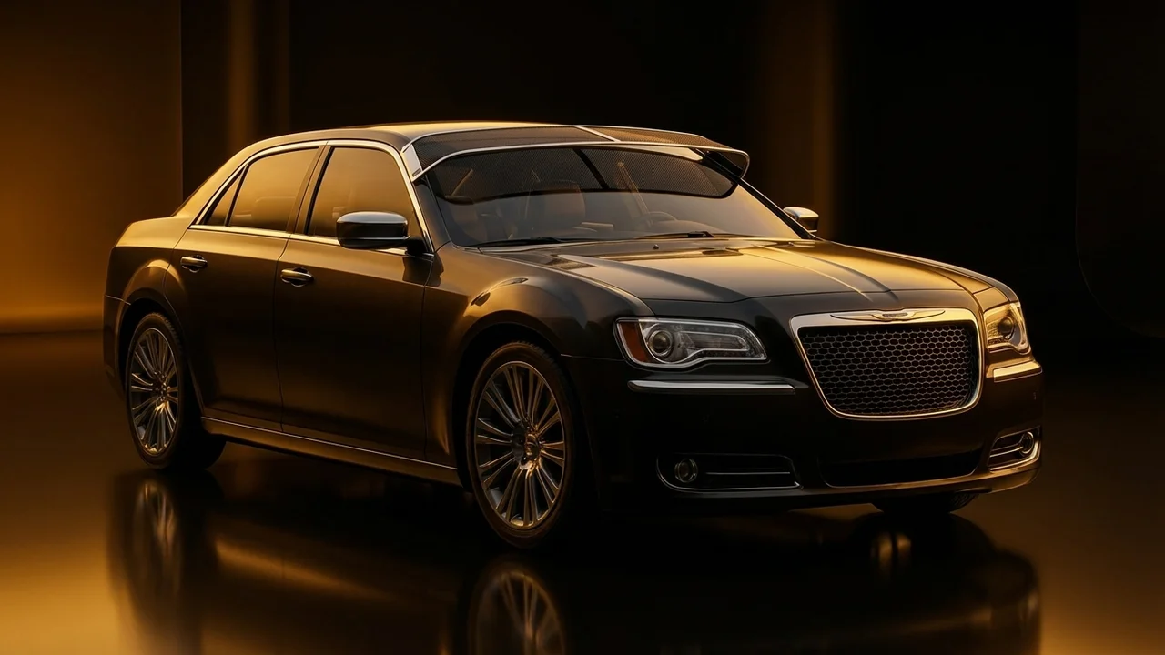 Chrysler Executive Sedan Car Windscreen Sunvisor - 1