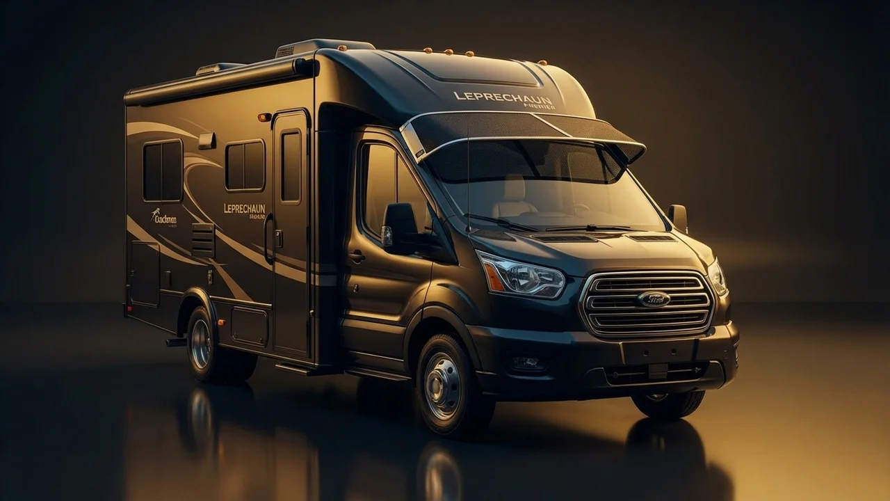 Coachmen Leprechaun Premier Car Windscreen Sunvisor - 1