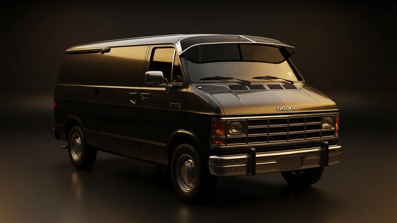 Dodge B100 Van Car Windscreen Sunvisor - 1