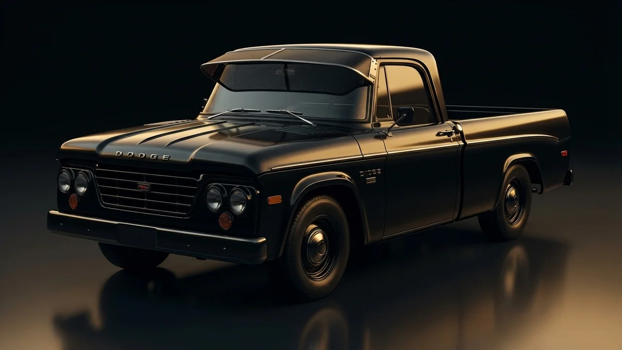 Dodge D100 Pickup Car Windscreen Sunvisor - 1