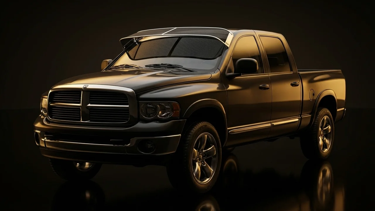 Dodge D400 Car Windscreen Sunvisor - 1