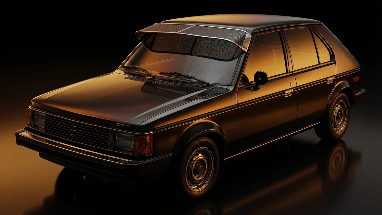 Dodge Omni Car Windscreen Sunvisor - 1