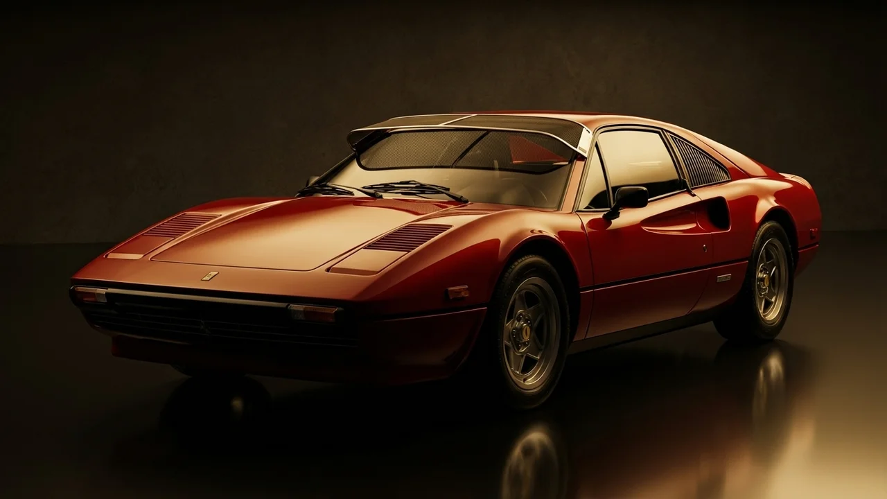 Ferrari 308 GTSi Car Windscreen Sunvisor - 1