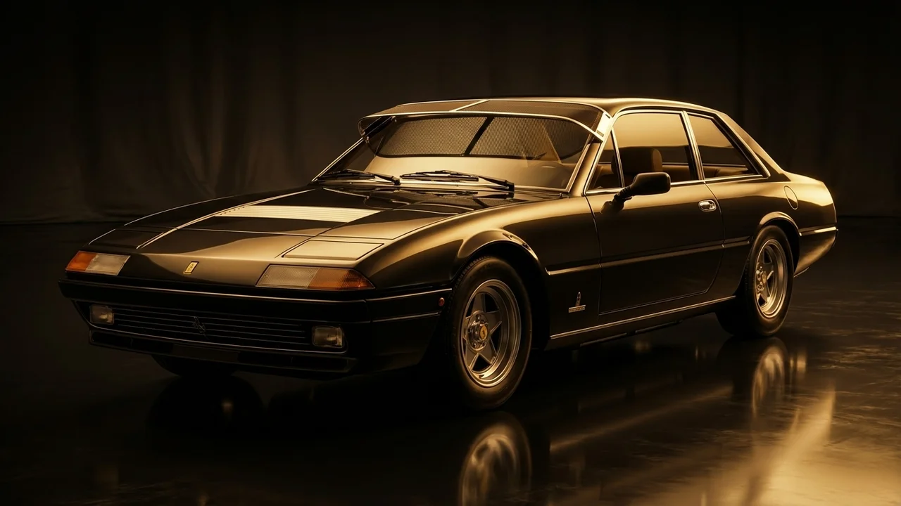 Ferrari 365 GT4 Car Windscreen Sunvisor - 1