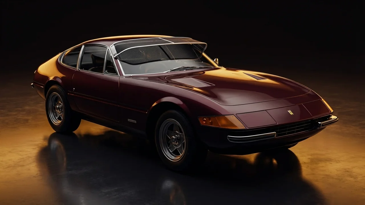 Ferrari 365 GTB/4 Car Windscreen Sunvisor - 1