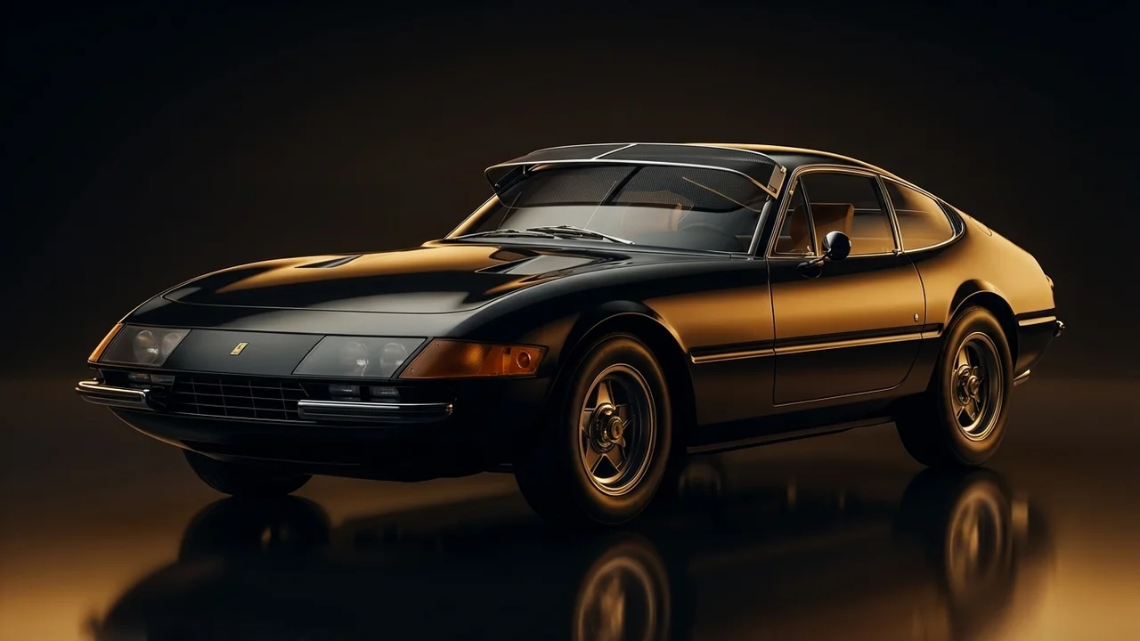 Ferrari 365 GTS Car Windscreen Sunvisor - 1