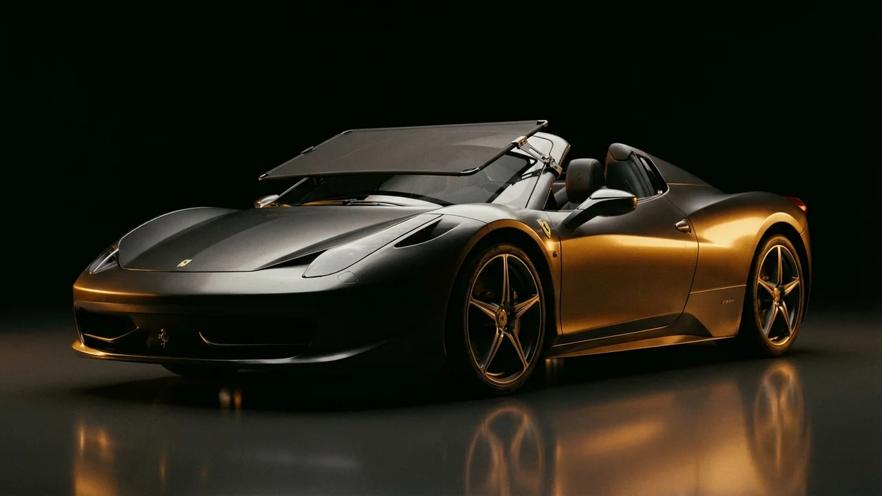 Ferrari 458 Spider Car Windscreen Sunvisor - 1