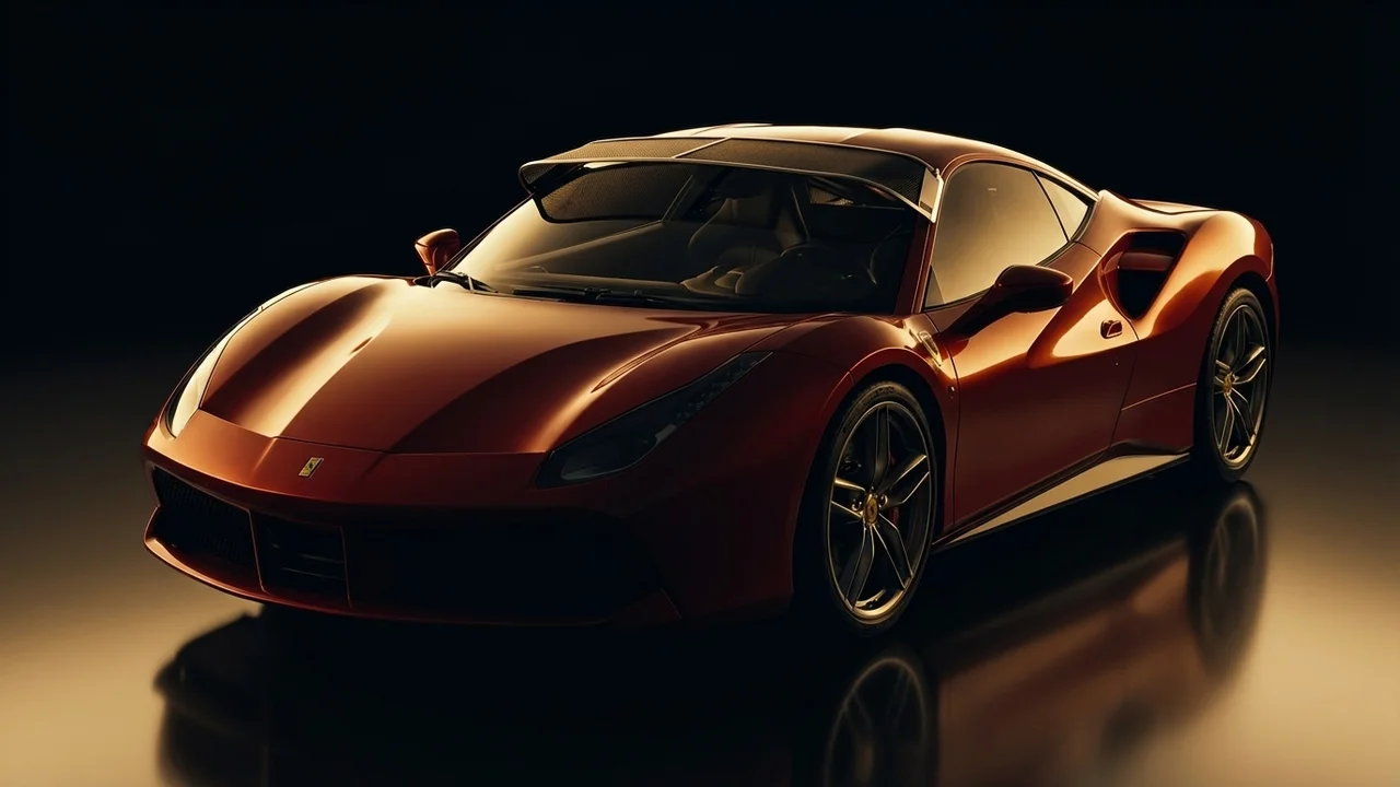 Ferrari 488 GTB Car Windscreen Sunvisor - 1