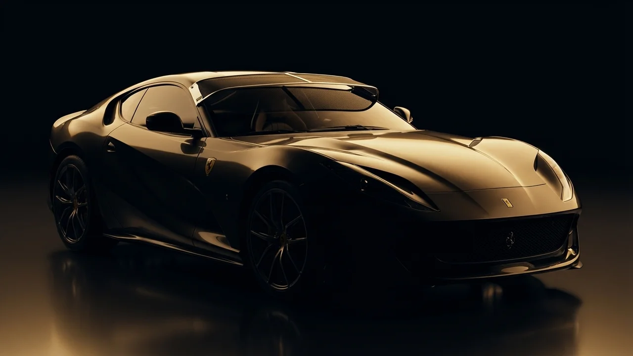 Ferrari 812 Superfast Car Windscreen Sunvisor - 1