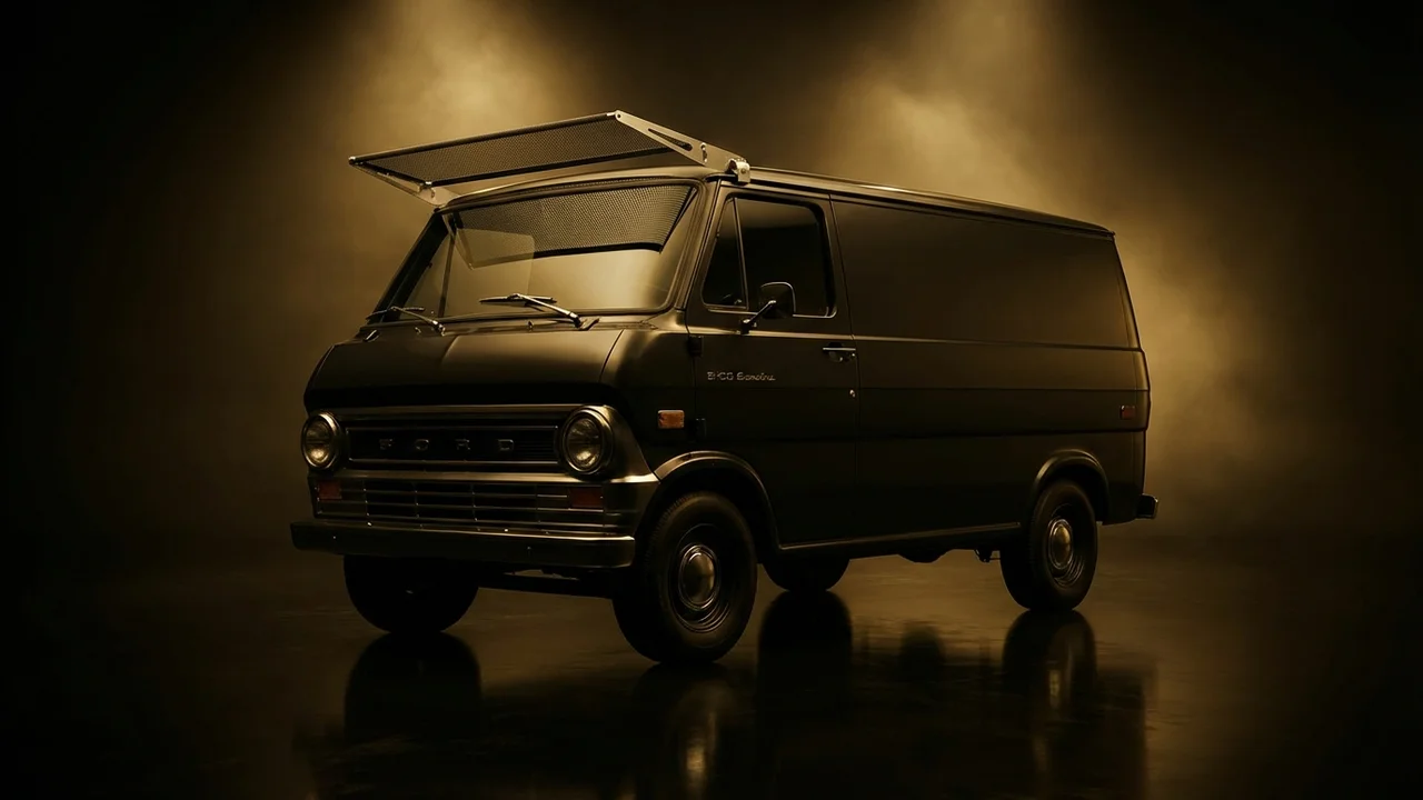 Ford E-100 Econoline Car Windscreen Sunvisor - 1