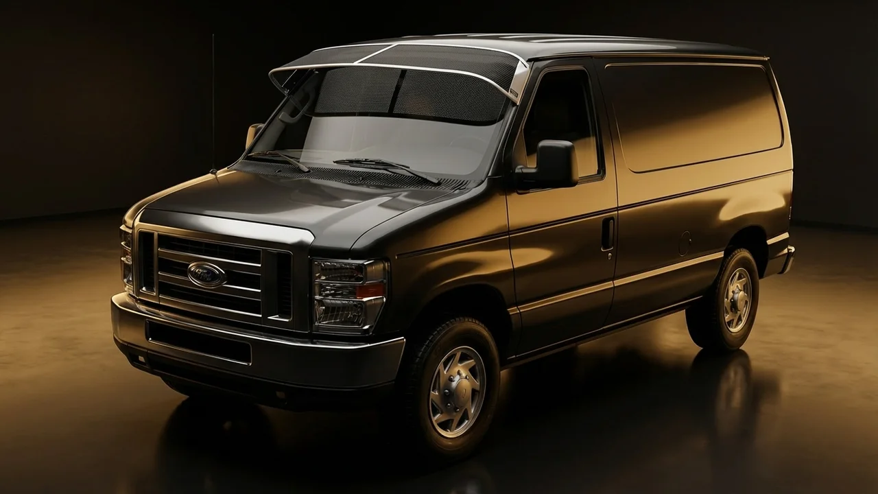 Ford E-150 Club Wagon Car Windscreen Sunvisor - 1