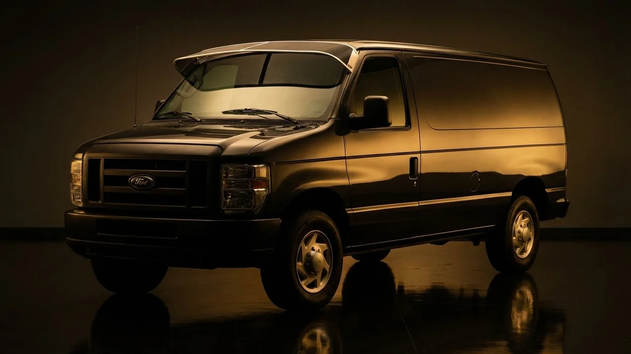 Ford E-250 Econoline Club Wagon Car Windscreen Sunvisor - 1