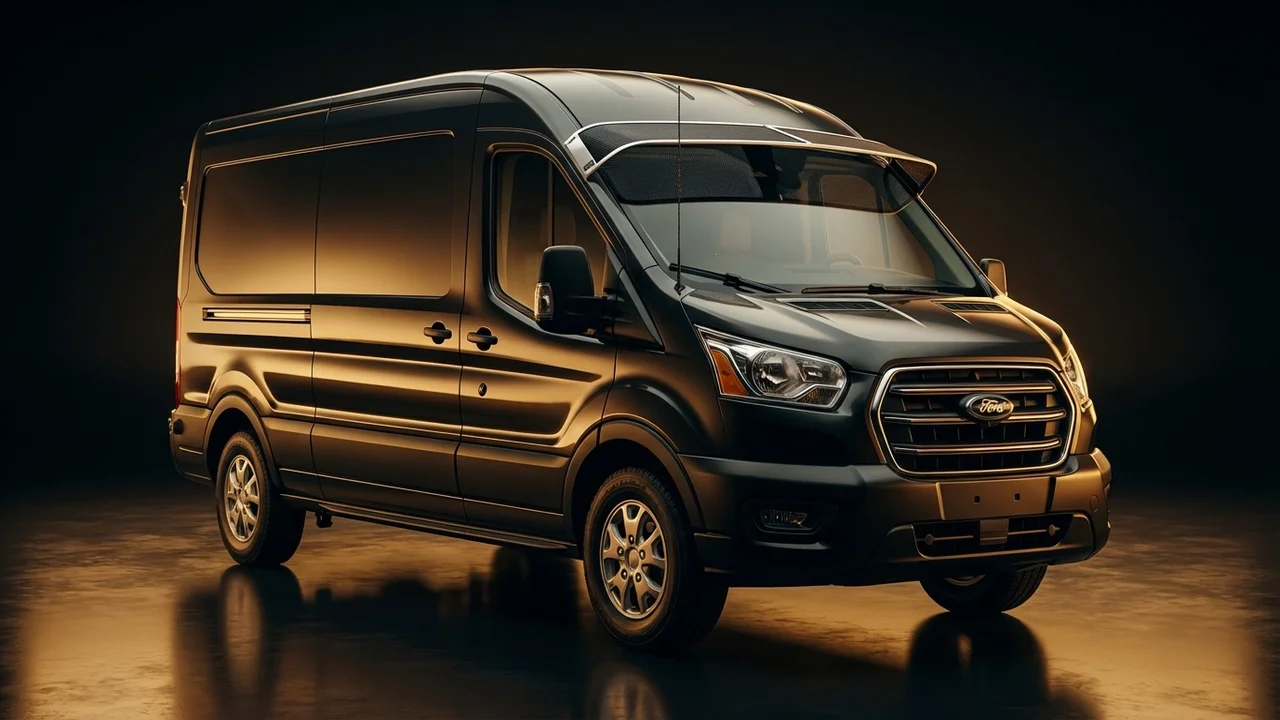 Ford E-Transit Car Windscreen Sunvisor - 1