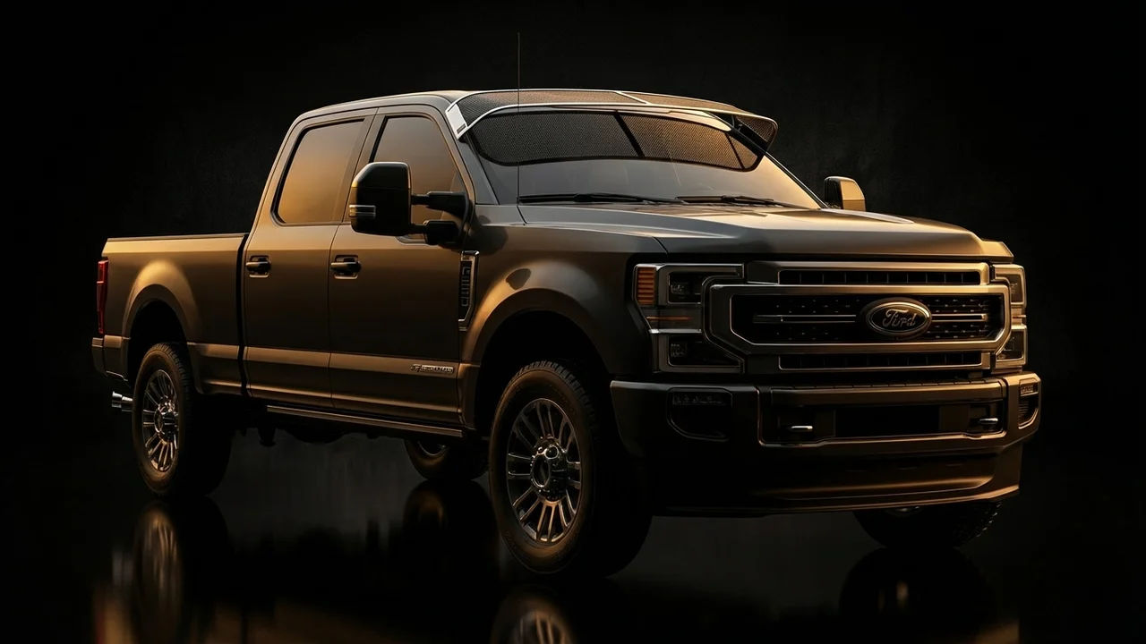 Ford F-250 HD Car Windscreen Sunvisor - 1