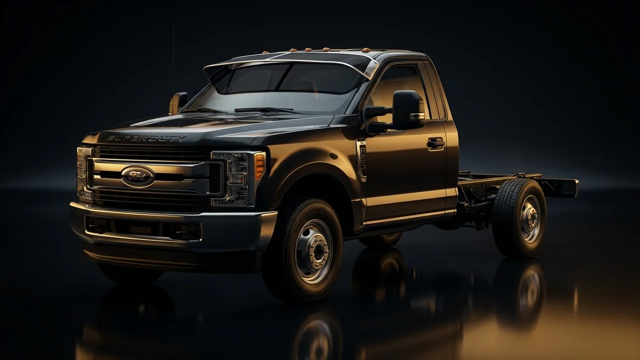 Ford F-59 Commercial Stripped Chassis Car Windscreen Sunvisor - 1