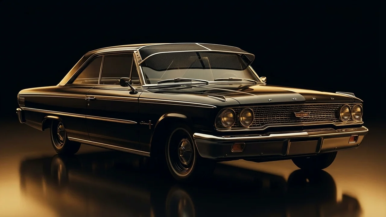 Ford Galaxie Car Windscreen Sunvisor - 1