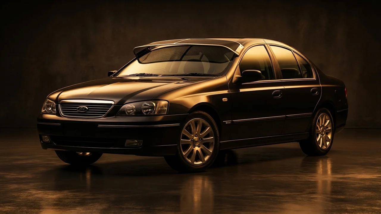 Ford Ghia Car Windscreen Sunvisor - 1