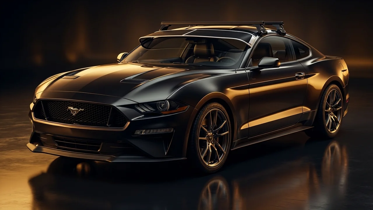 Ford Mustang Car Windscreen Sunvisor - 1