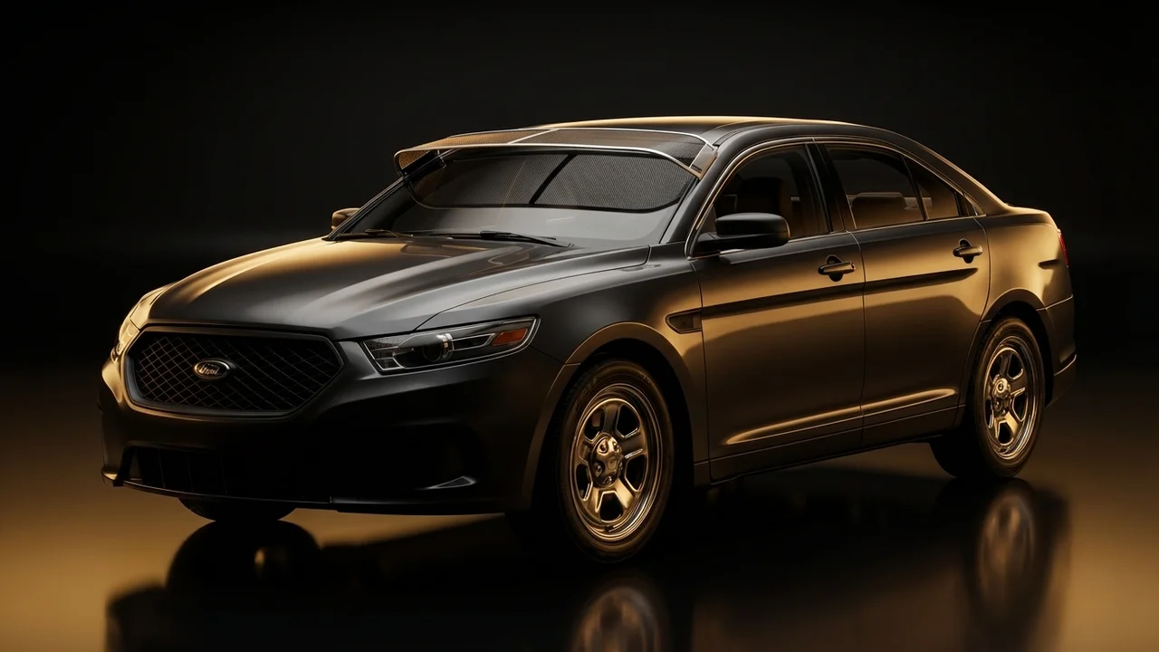 Ford Police Interceptor Sedan Car Windscreen Sunvisor - 1