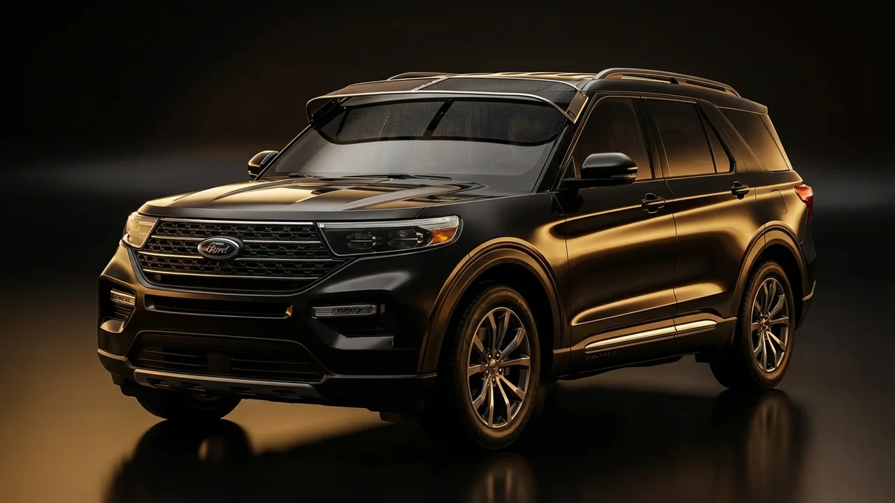 Ford Police Interceptor Utility Car Windscreen Sunvisor - 1