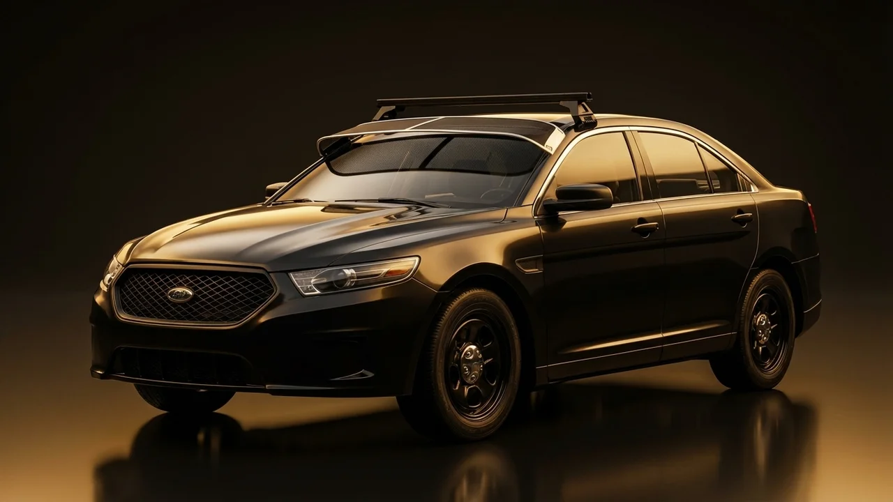 Ford Special Service Police Sedan Car Windscreen Sunvisor - 1