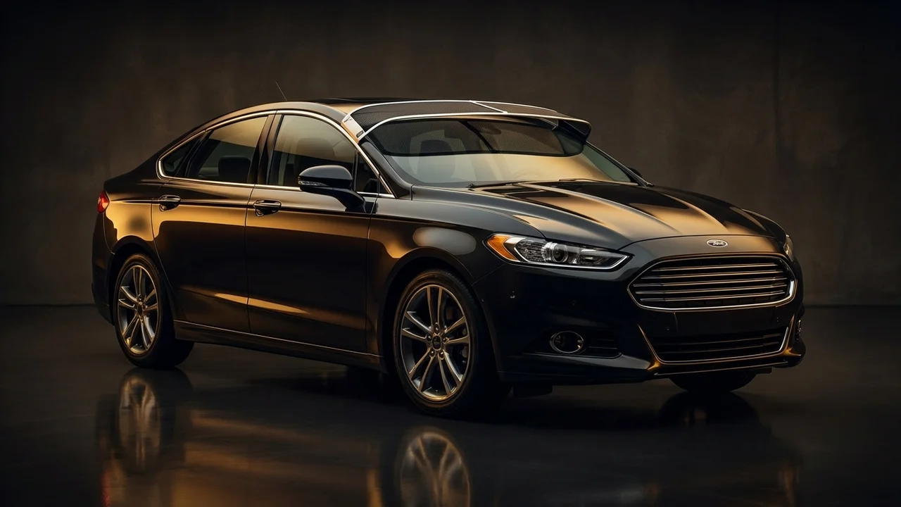 Ford SSV Plug-In Hybrid Car Windscreen Sunvisor - 1