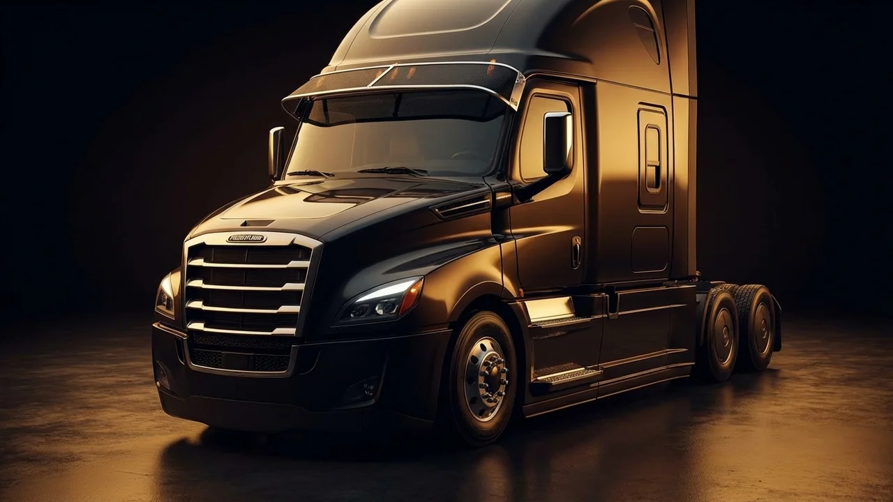 Freightliner eCascadia Car Windscreen Sunvisor - 1