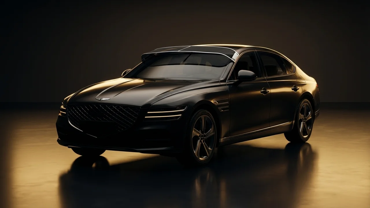 Genesis Electrified G80 Car Windscreen Sunvisor - 1