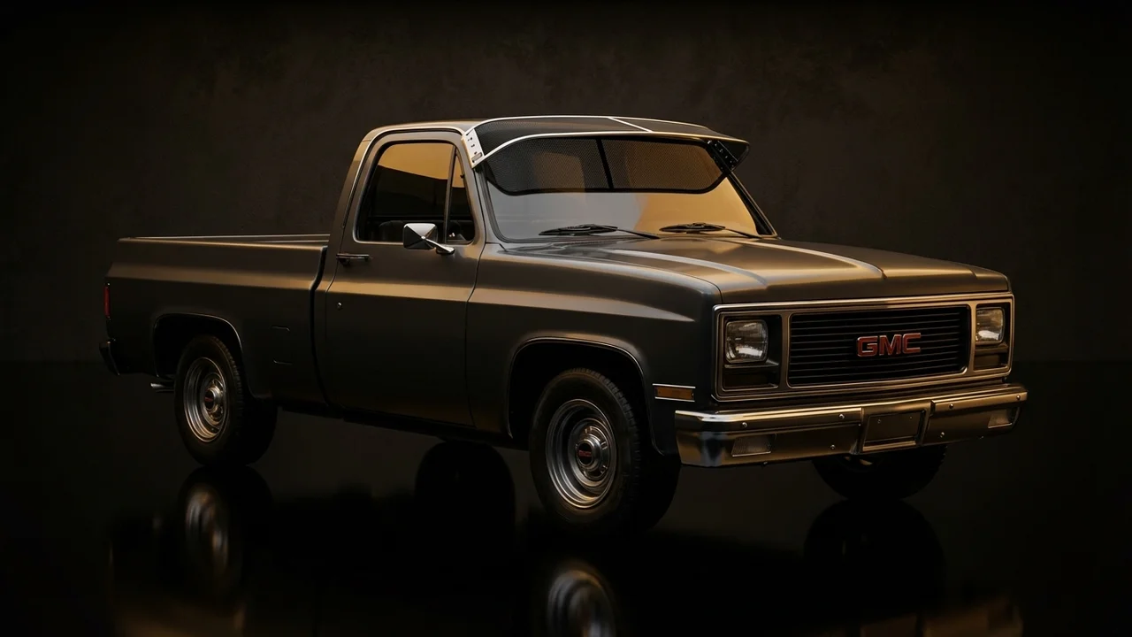 GMC C15 Car Windscreen Sunvisor - 1