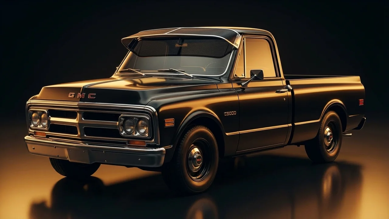 GMC C5000 Car Windscreen Sunvisor - 1