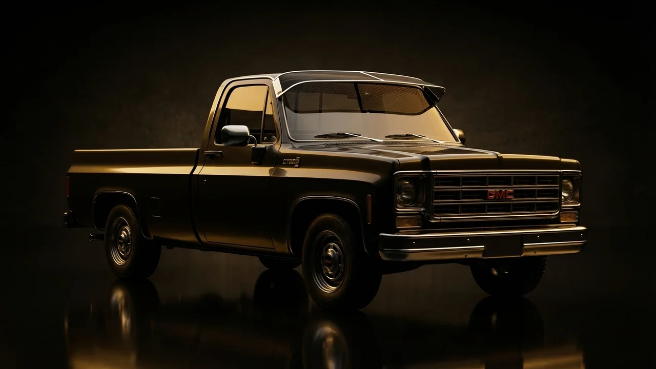 GMC C7000 Car Windscreen Sunvisor - 1