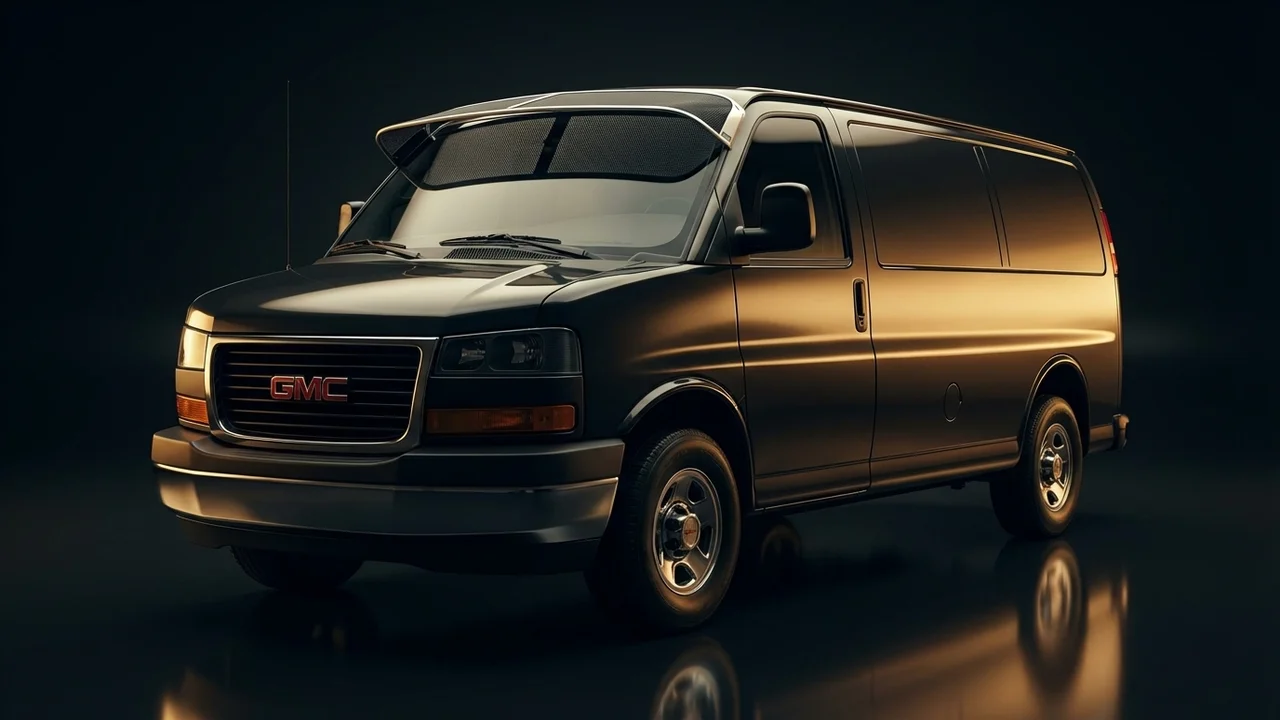 GMC G25/G2500 Van Car Windscreen Sunvisor - 1