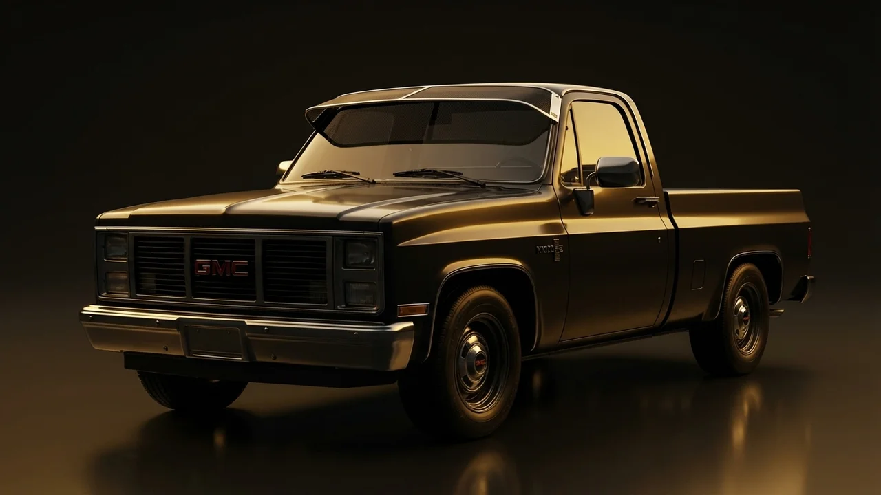 GMC K1000 Car Windscreen Sunvisor - 1