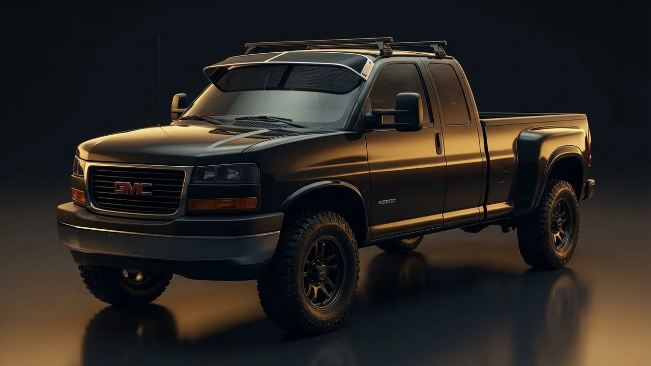 GMC K35/K3500 Pickup Car Windscreen Sunvisor - 1