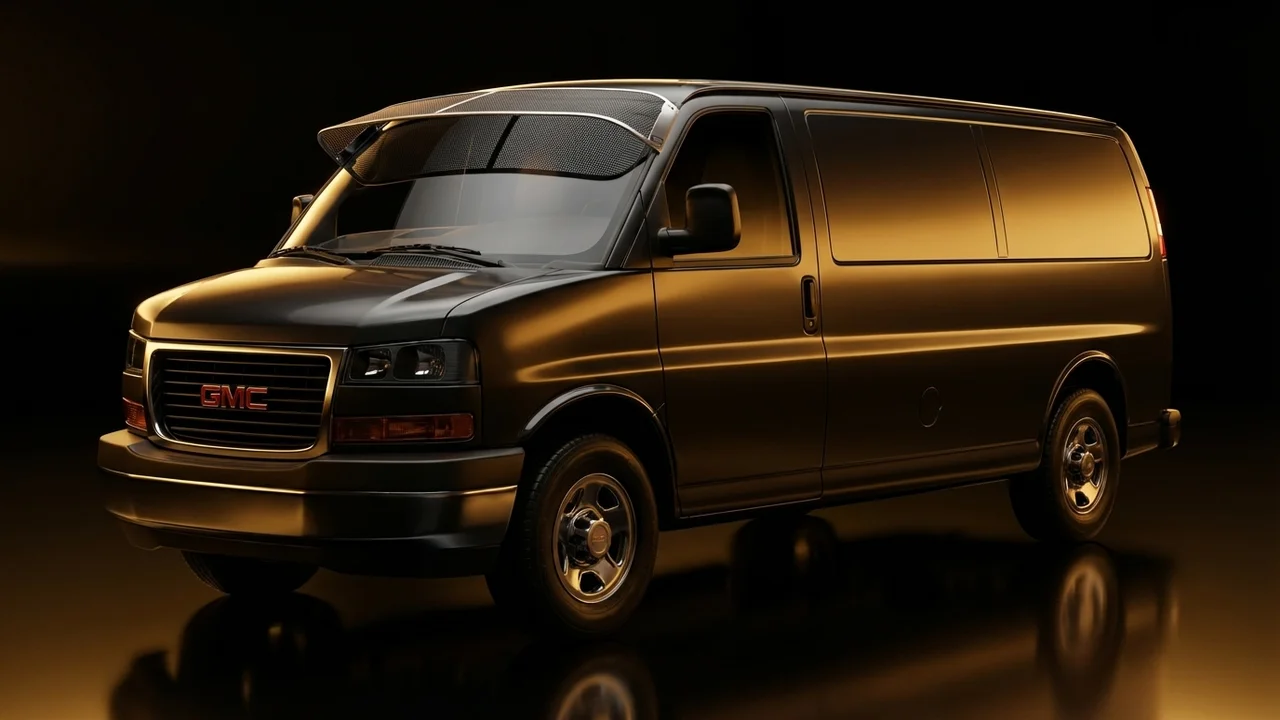 GMC P35 Car Windscreen Sunvisor - 1