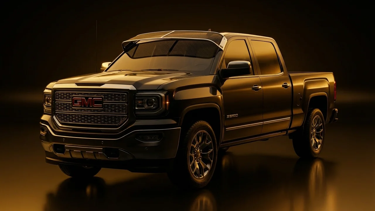 GMC Sierra 1500 HD Classic Car Windscreen Sunvisor - 1