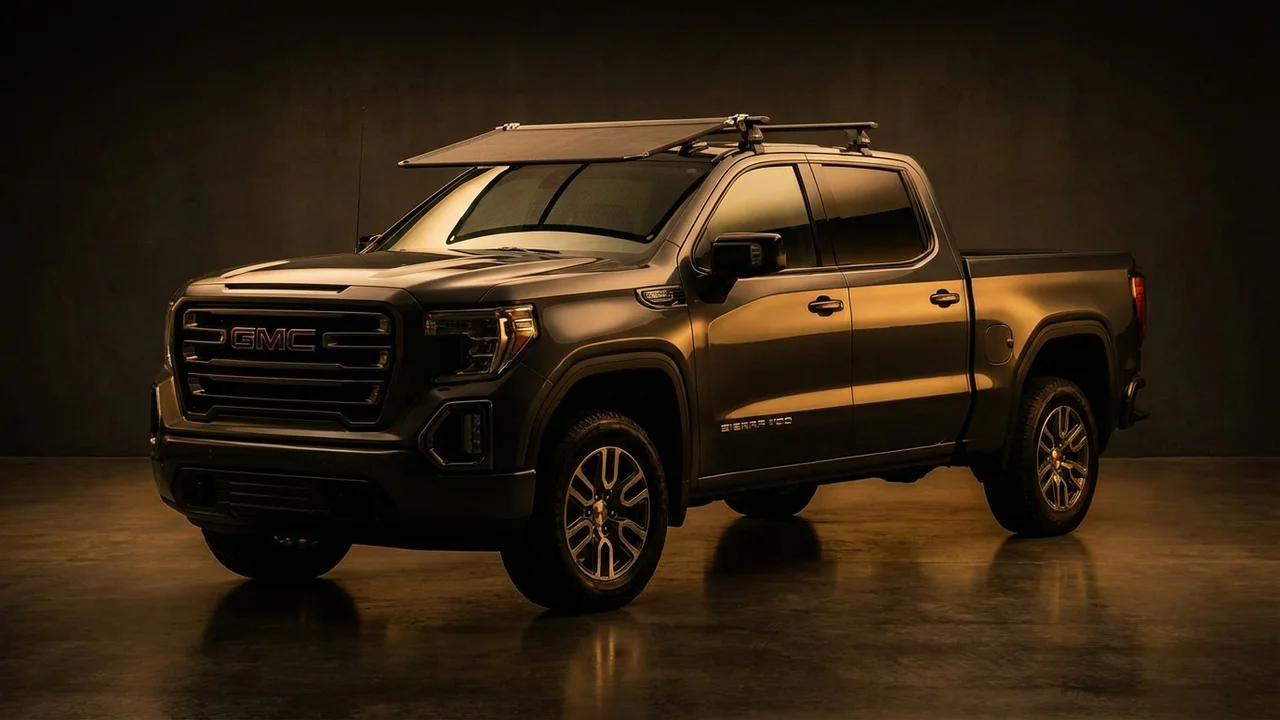 GMC Sierra 1500 HD Car Windscreen Sunvisor - 1