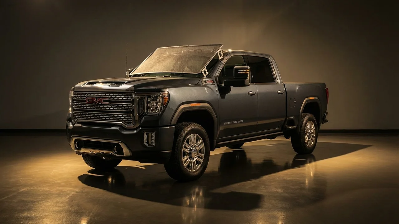 GMC Sierra 2500 HD Car Windscreen Sunvisor - 1