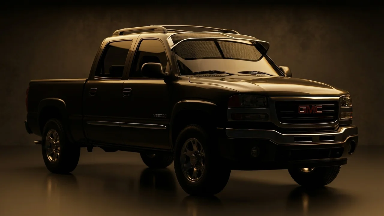 GMC V3500 Car Windscreen Sunvisor - 1