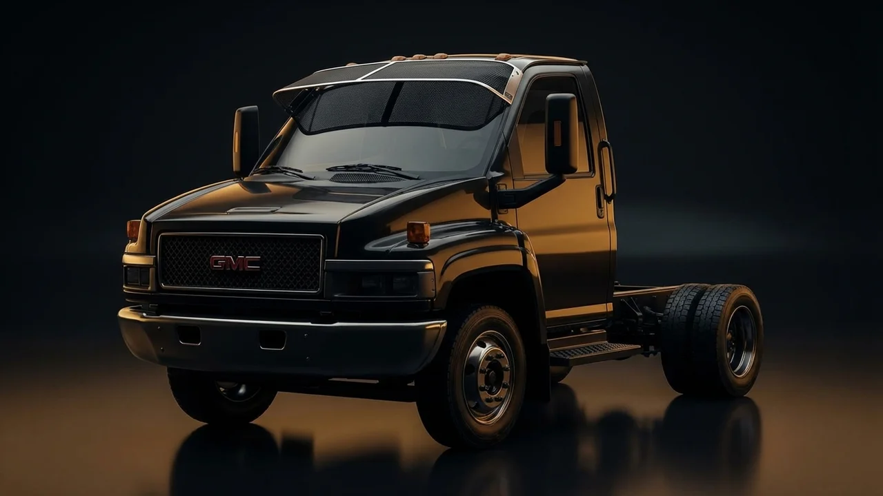 GMC W5500 Forward Car Windscreen Sunvisor - 1