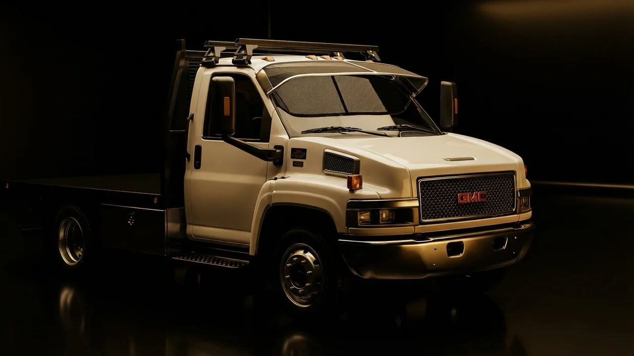 GMC W5500HD Forward Car Windscreen Sunvisor - 1